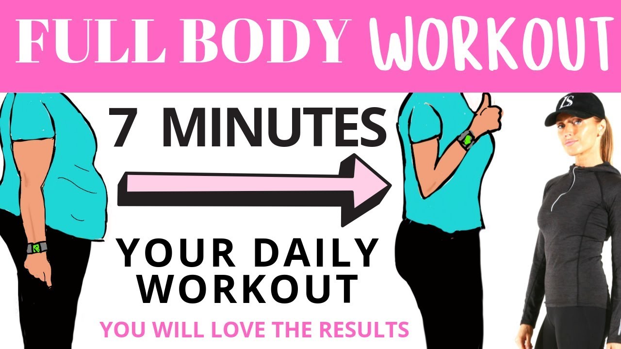 FULL BODY WORKOUT -  7 MINUTE WORKOUT FOR WEIGHT LOSS - BELLY FAT WORKOUT BY LUCY WYNDHAM-READ