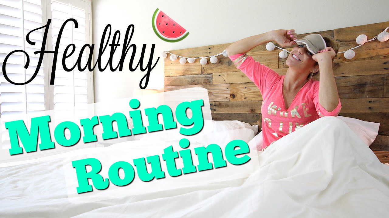 My Healthy Morning Routine | Messy Bun Tutorial!