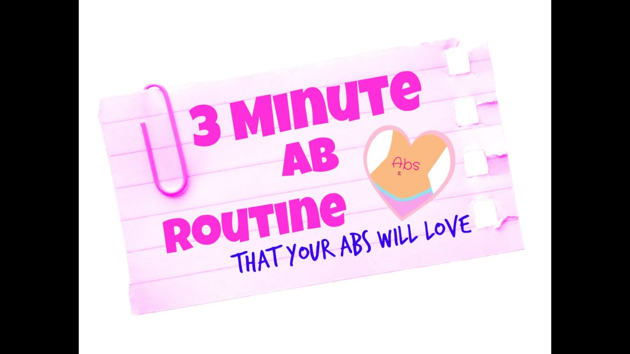 Home Workout 3 MINUTE AB & WAIST ROUTINE ( that your abs will love & will give you killer curves)