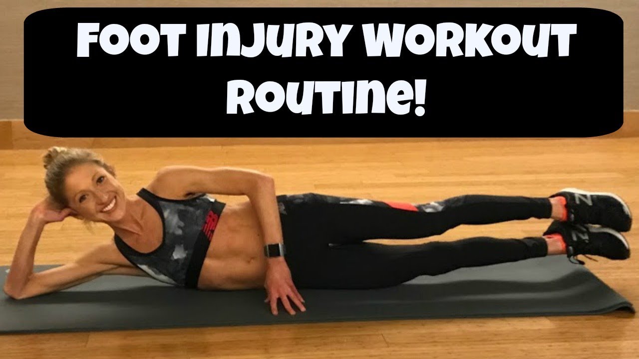 Foot Injury Workout Routine. 20 Minute Full Body Exercise Video