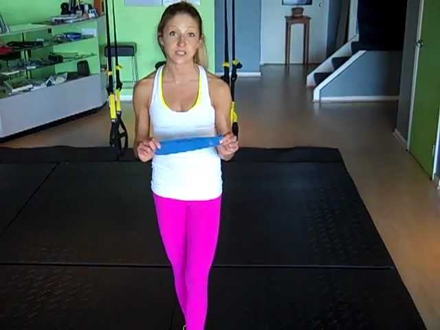 Hip Strengthening Exercises Using a Resistance Band. Free 5 minute injury prevention routine