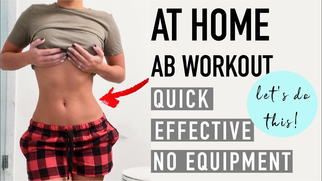 QUICK + SIMPLE Ab Workout. No equipment, no excuses... lets go