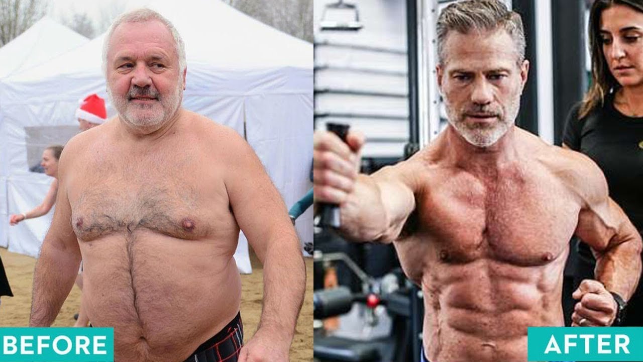 Old Men Over 50s Fitness Body Transformations l Age is Just Numbers