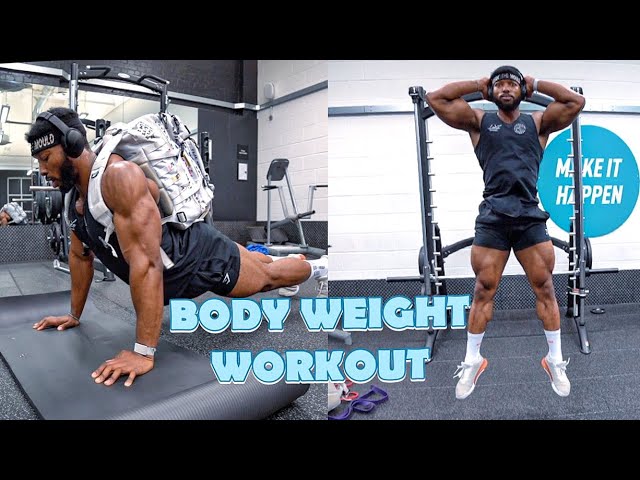 FULL BODY HOME WORKOUT | No Equipment, Bodyweight Workout