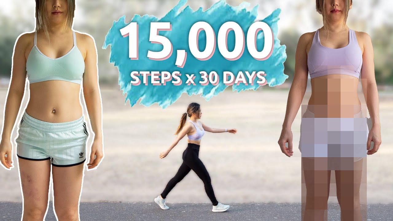 I Walked 15,000 Steps everyday for 30 days | Skinnier thighs? Weight Loss?