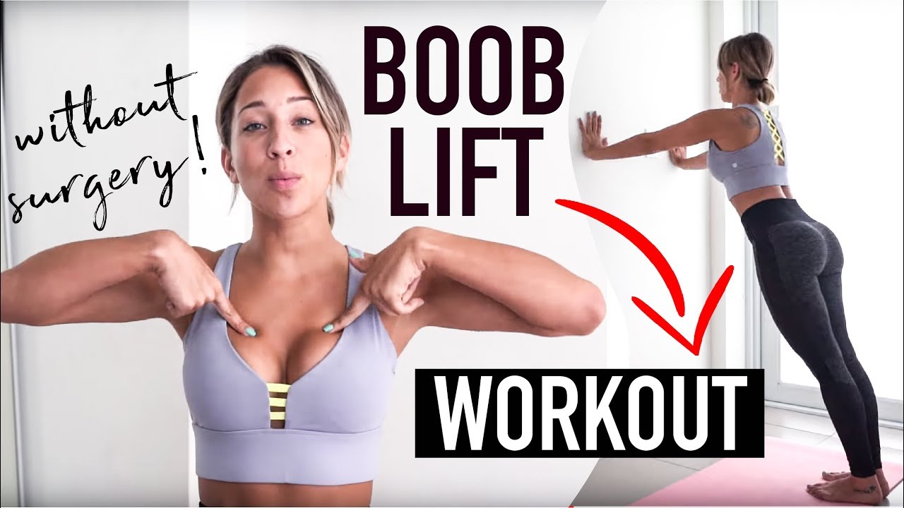 Exercises for PERKIER BOOBS // No SURGERY Breast Lift Chest Workout