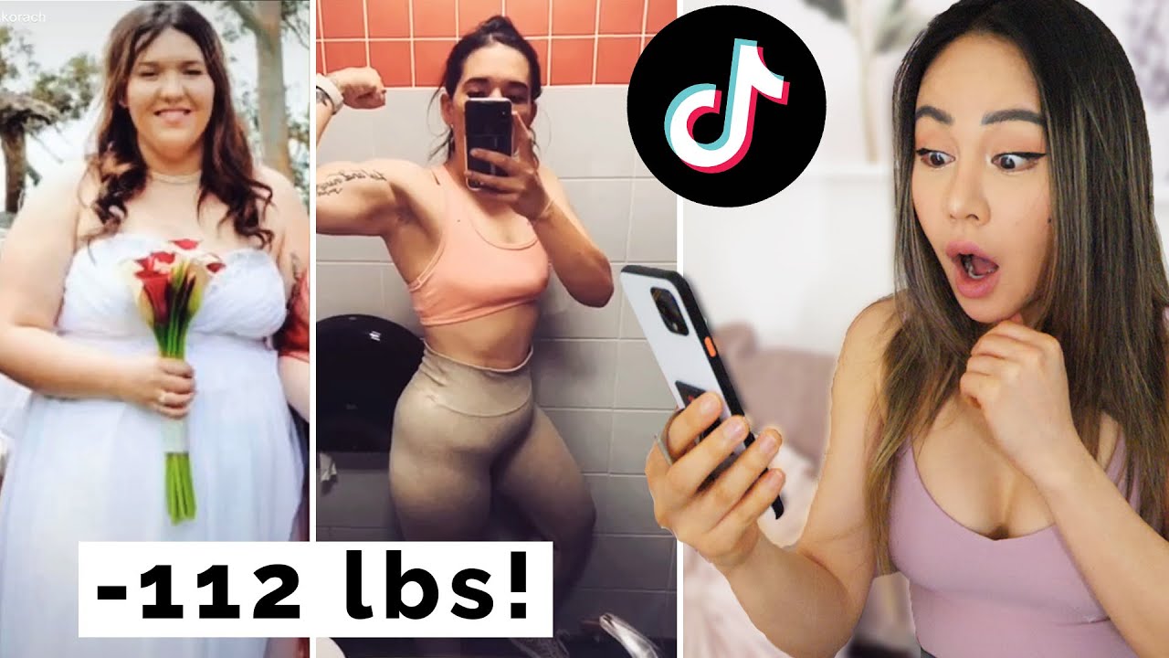 SHE LOST 112 LBS | Found #ChloeTingChallenge transformations on TikTok