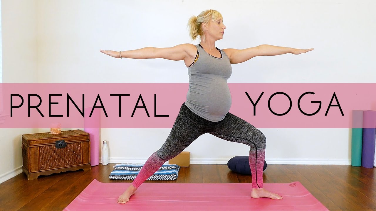 Prenatal Yoga for Beginners, All Trimesters, Weight Loss & Flexibility for Healthy Moms