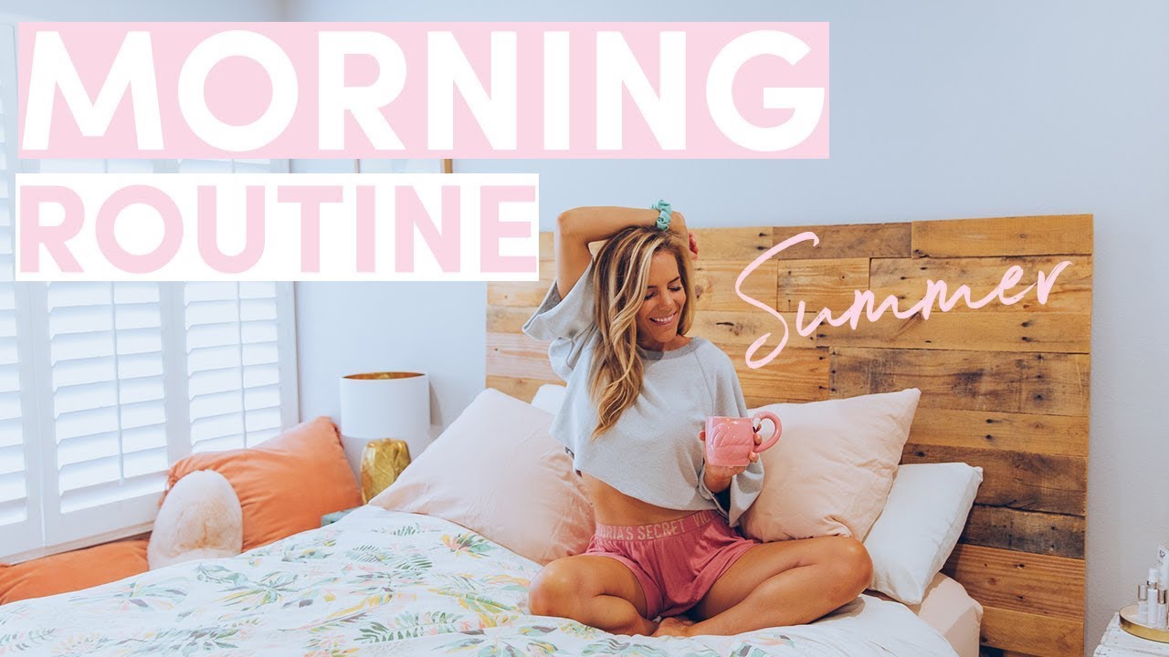 My BUSY Day Morning Routine | Summer 2019 - Productive + Healthy