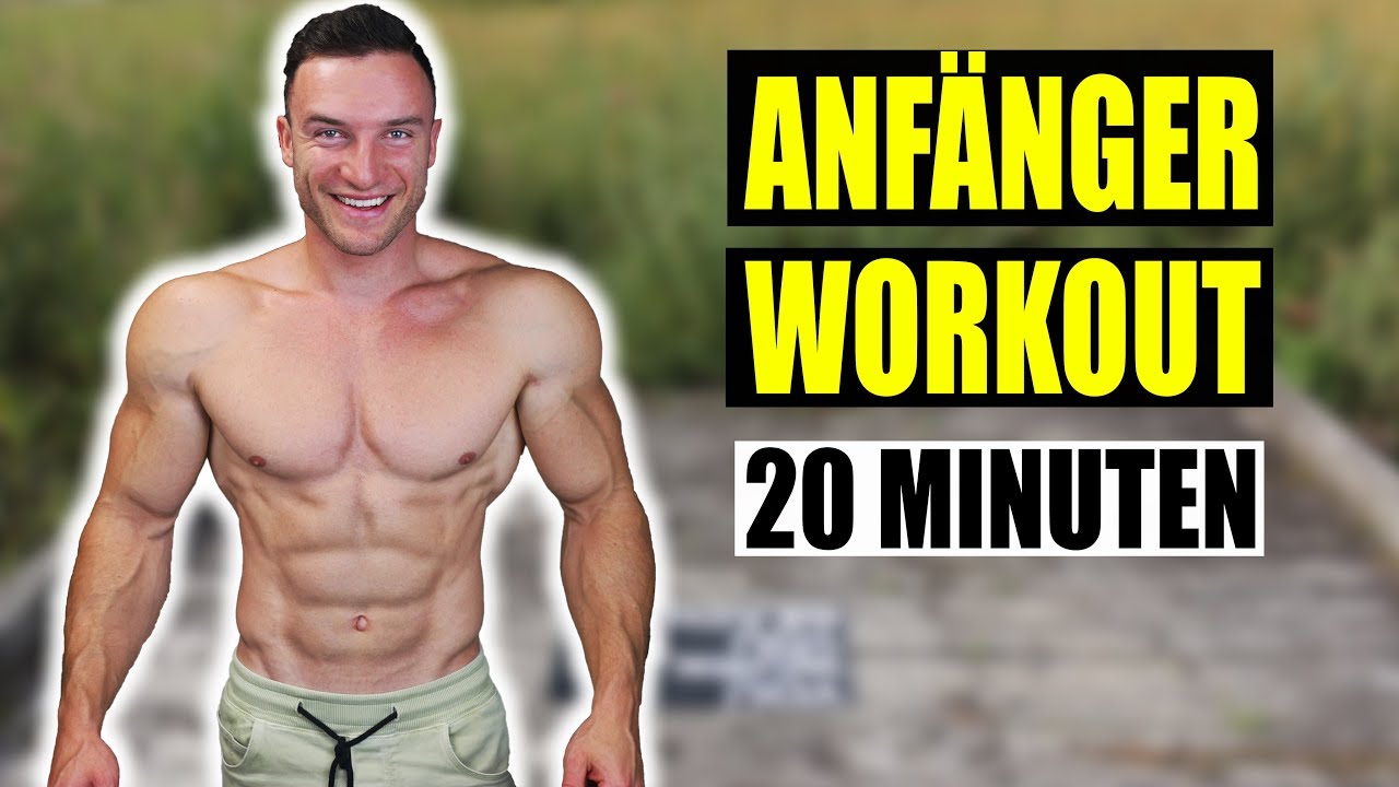 20 Minuten Ganzkrper Anfnger Workout fr Zuhause | ohne Equipment  Sascha Huber