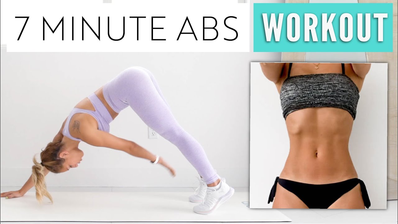 7 MIN AB WORKOUT - Follow along HOME workout