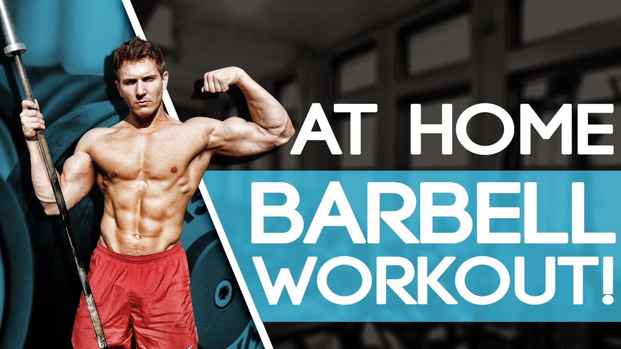 At Home FULL BODY Barbell Workout! (INSANE METABOLISM BOOSTER!)