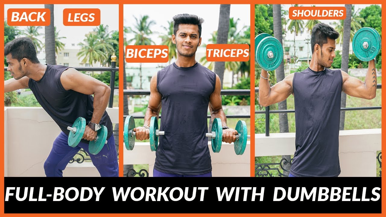 FULL-BODY Workout with DUMBBELLS | Mens Fashion Tamil