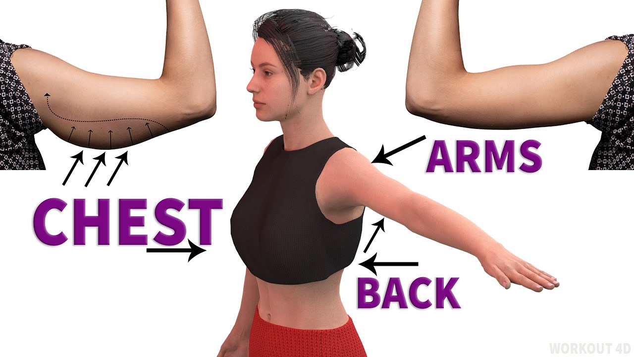 ARMS + CHEST + BACK | 3IN1 FLABBY SKIN TIGHTENING WORKOUT