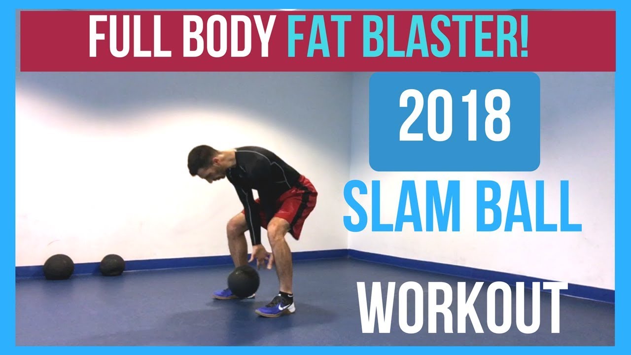 10 Minute Slam Ball Workout for Men and Women (FAT BLASTER!)