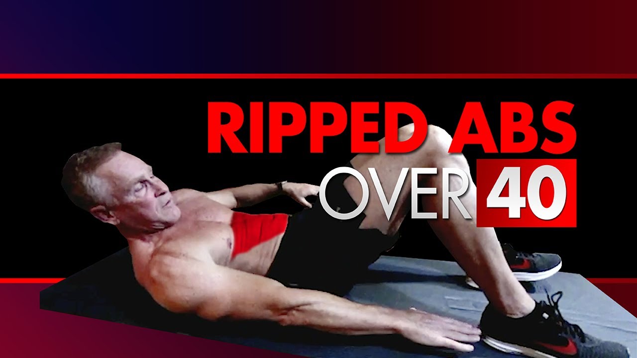 Ripped Abs Workout For Men Over 40 (at home!)