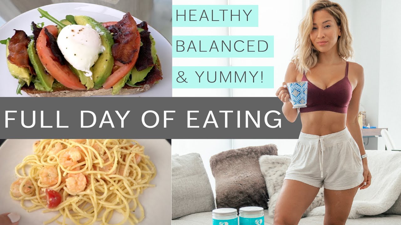 WHAT I EAT IN A DAY!! Realistic + Yummyyyyyy