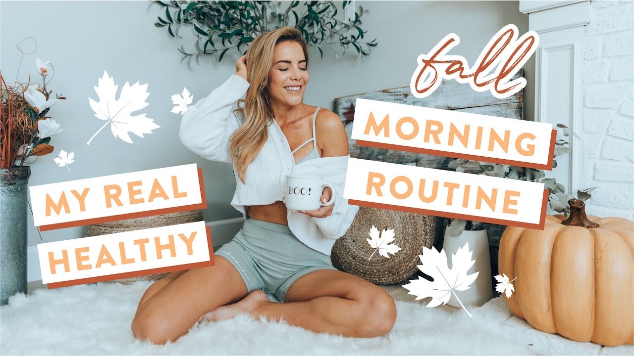 My Real HEALTHY Fall Morning Routine | How I Stay Productive + Breakfast Burrito Recipe