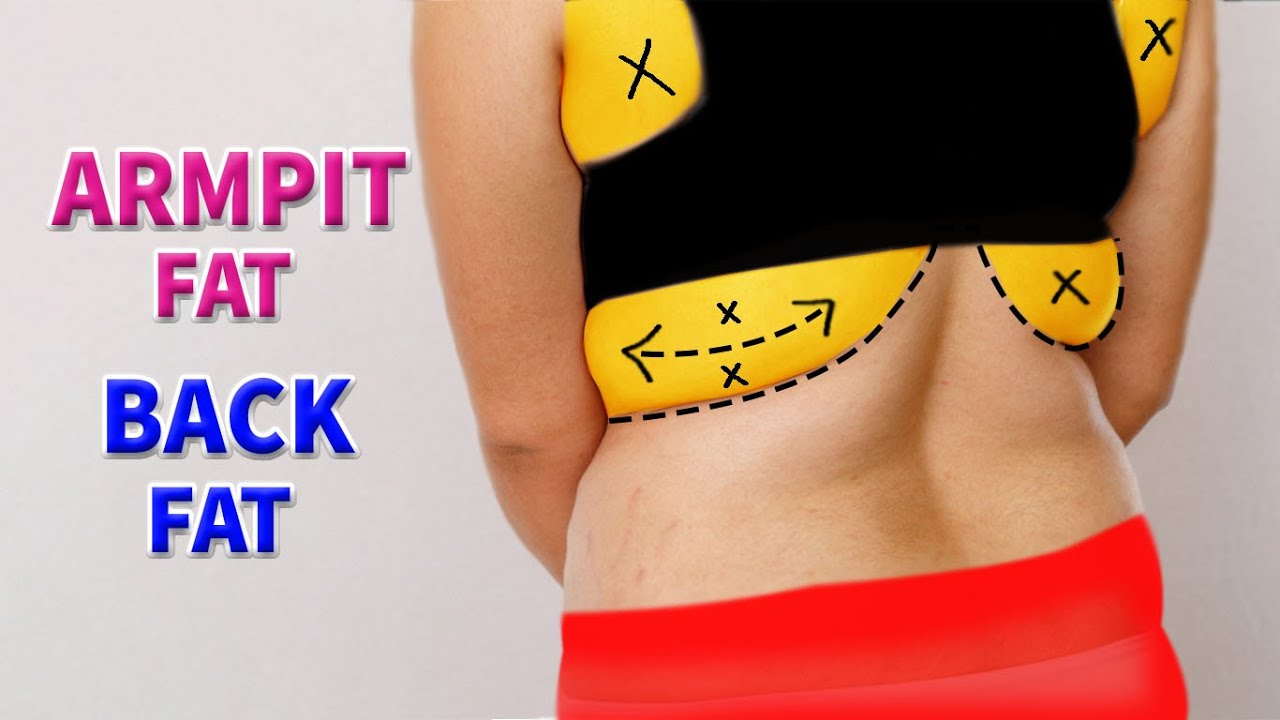 5 Simple Exercise to burn Back & Armpit Fat