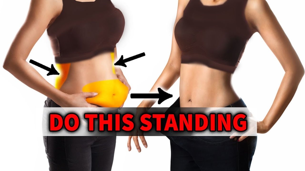 Belly Fat + Waist Slimming | Simple Standing Exercise